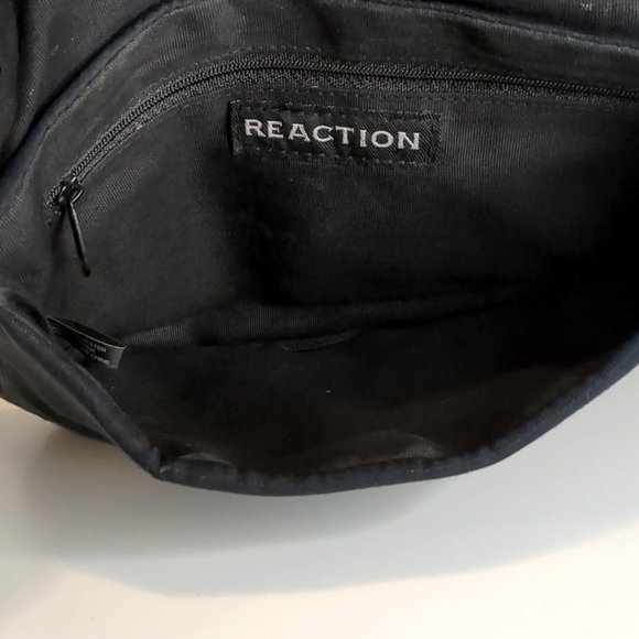 Classic Black Clutch Handbag with Chain and Brad Details - Picture 7 of 8